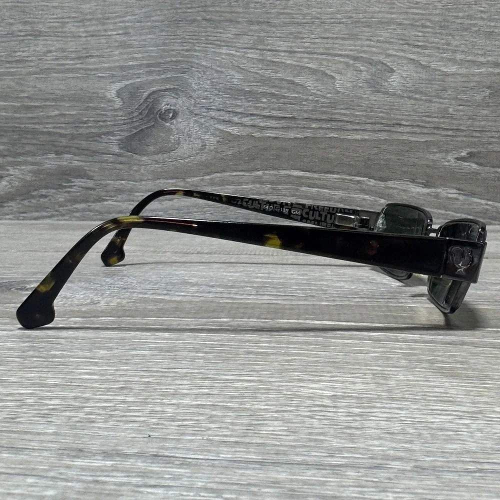 Republica Sunglasses Frames Only Mens 54-18-135 Brown Tortoise‎ Green Square